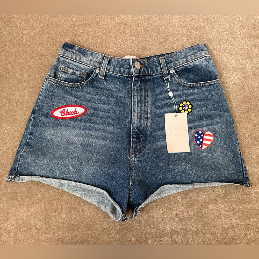 Revice Denim sz 31 patch shorts